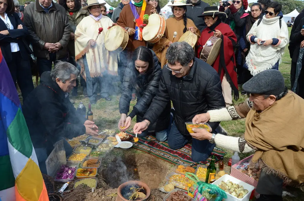 Vicente López celebró la Pachamama