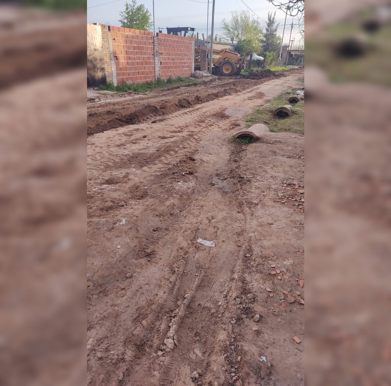 Reclamo por mal estado en la calle Nieto de Torres al 1700