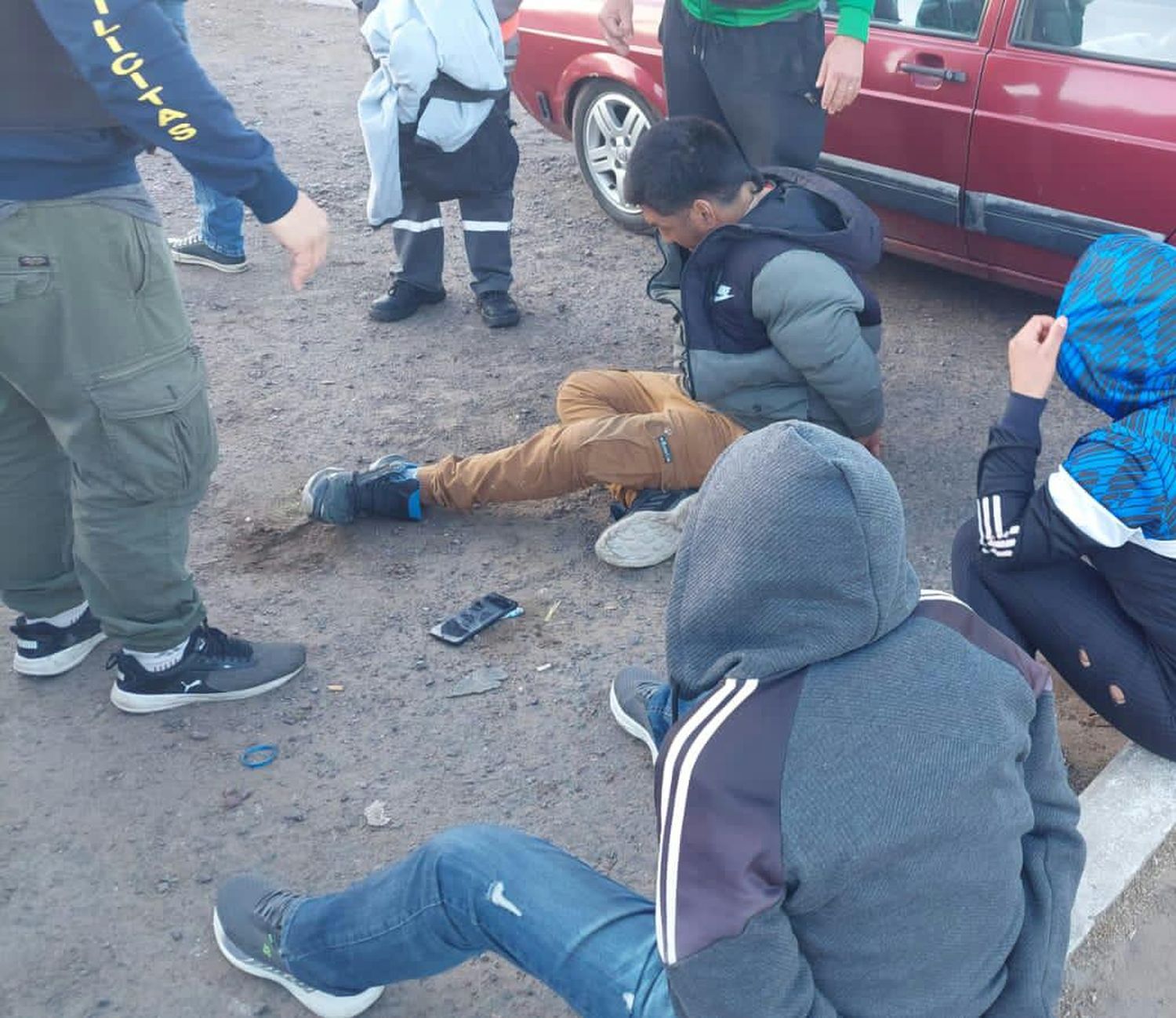 La policía llevó adelante un operativo antidroga.