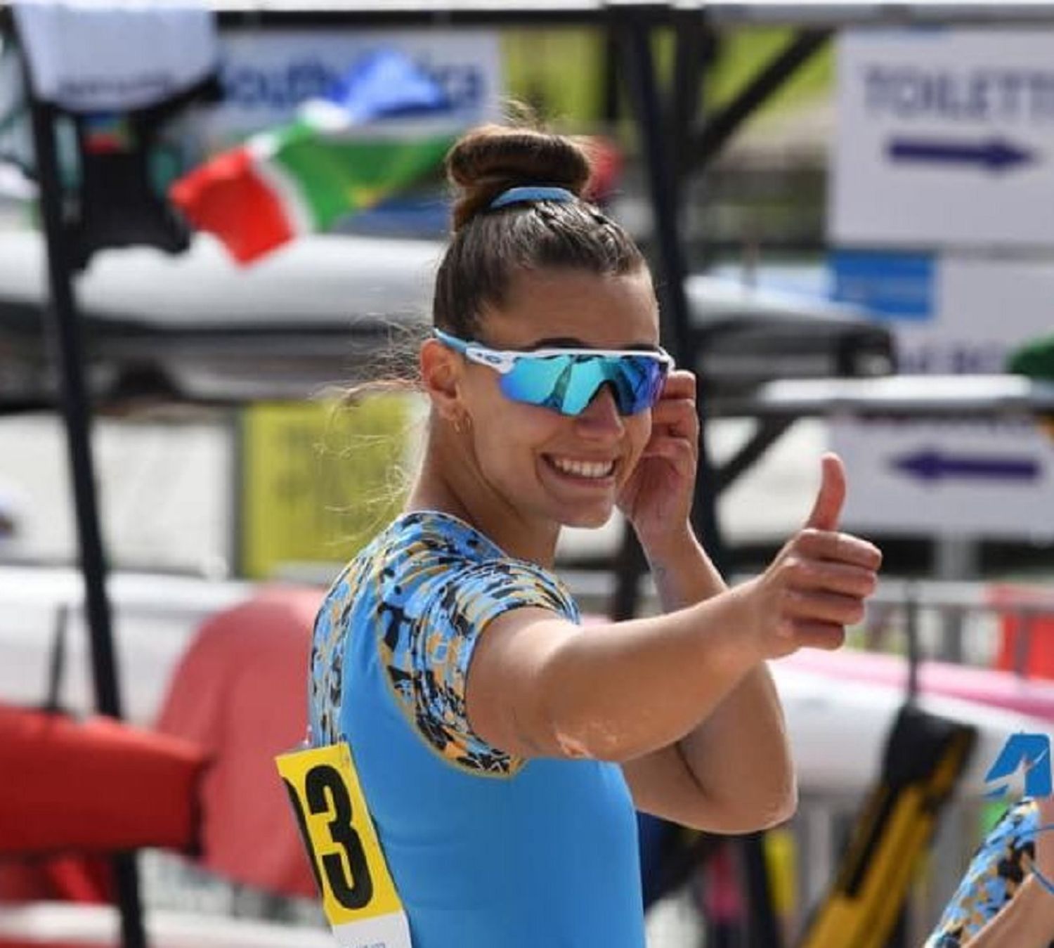 Martina Vela clasificó a la Final A de C1 200 metros en Italia