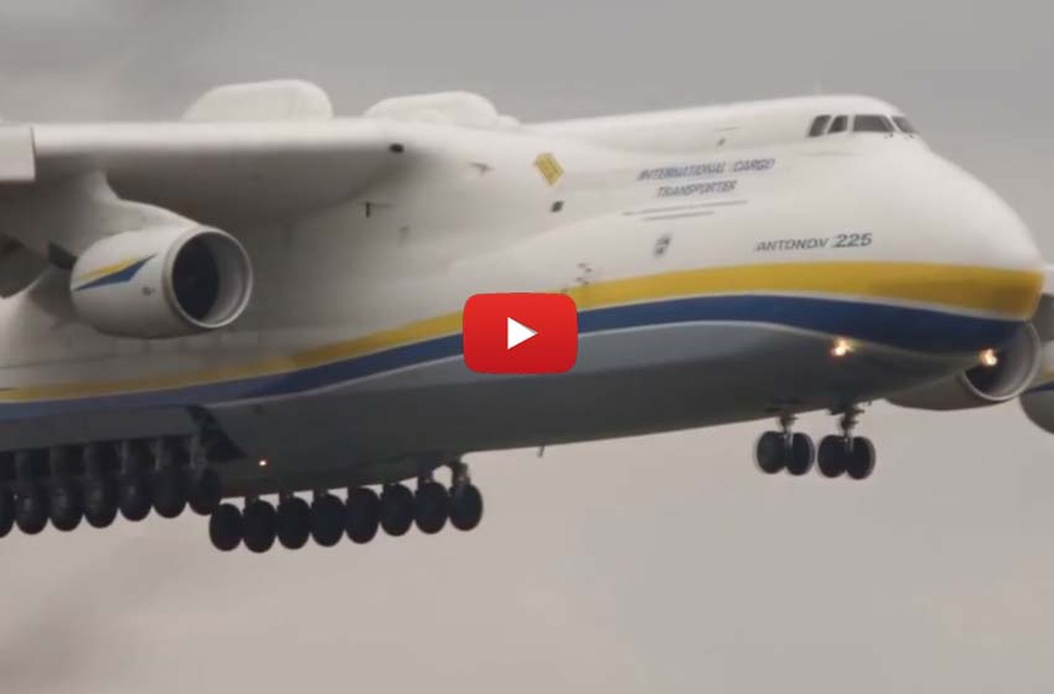 Gran expectativa por la llegada del Antónov An-225, el avión más grande del mundo