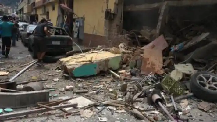 ¡ALERTA! Al menos siete heridos, entre ellos un niño, al explotar edificio de la Misión Vivienda en Caracas