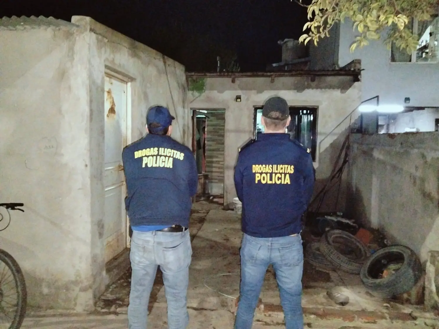Allanamiento en Lobería por una causa de drogas