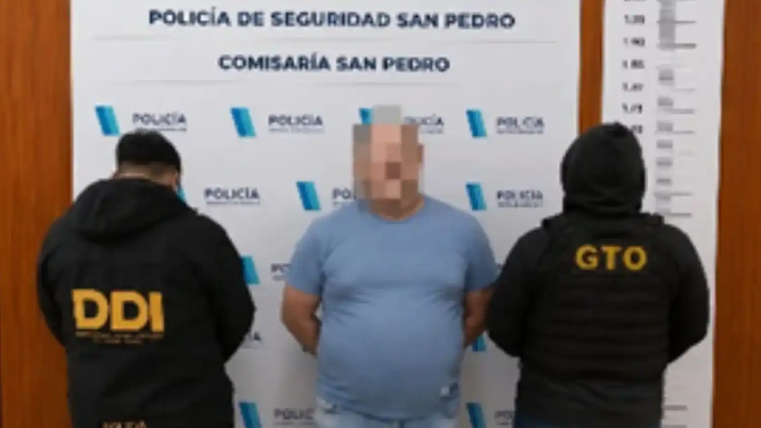 Un hombre fue detenido durante el allanamiento realizado el jueves último por un hecho de robo.
