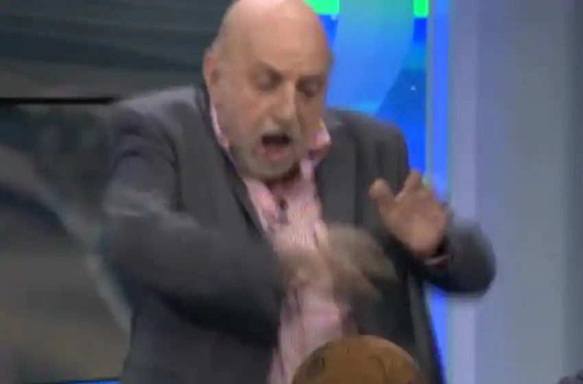 Pagani se asustó en vivo y protagonizó un desopilante blooper en televisión