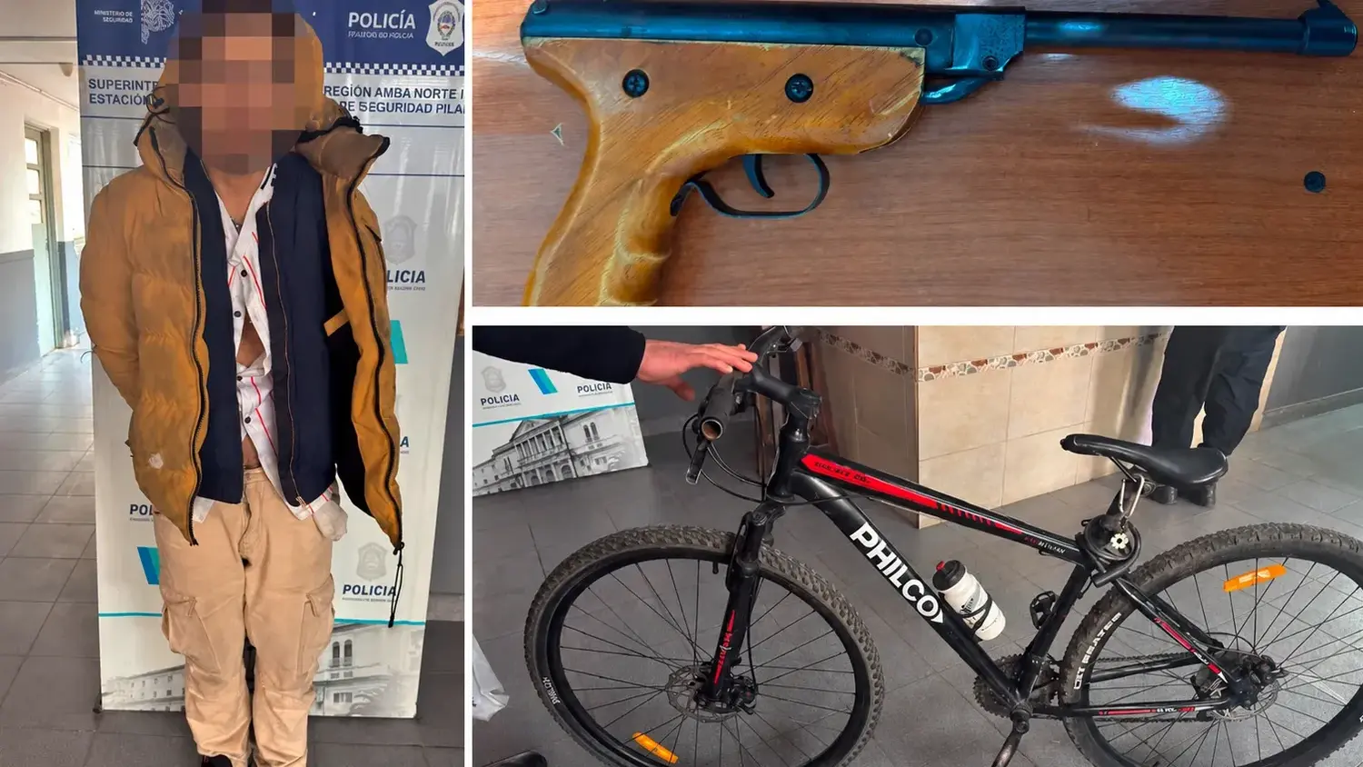 La Policía busca a un cómplice del detenido.