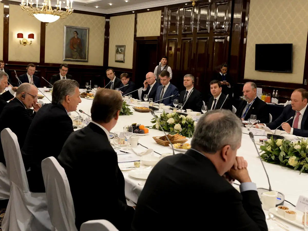 Macri se reunió con empresarios rusos 