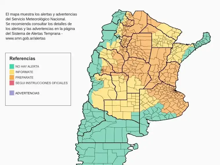 Pronostican el arribo de tormentas a Entre Ríos: habría “abundante caída de agua”