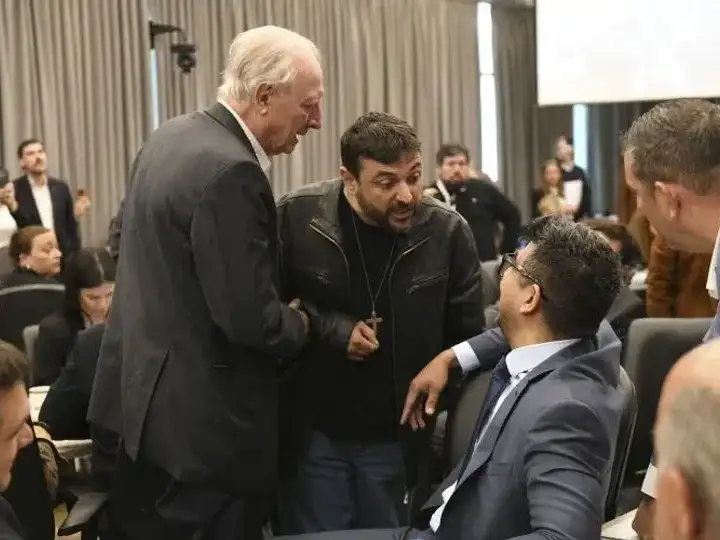 Juan Grabois fue uno de los protagonistas del bochornoso encuentro.