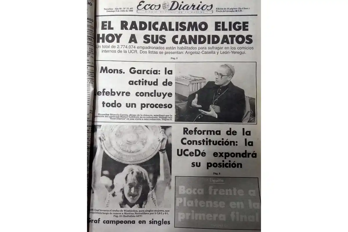 Domingo 3 de julio de 1988