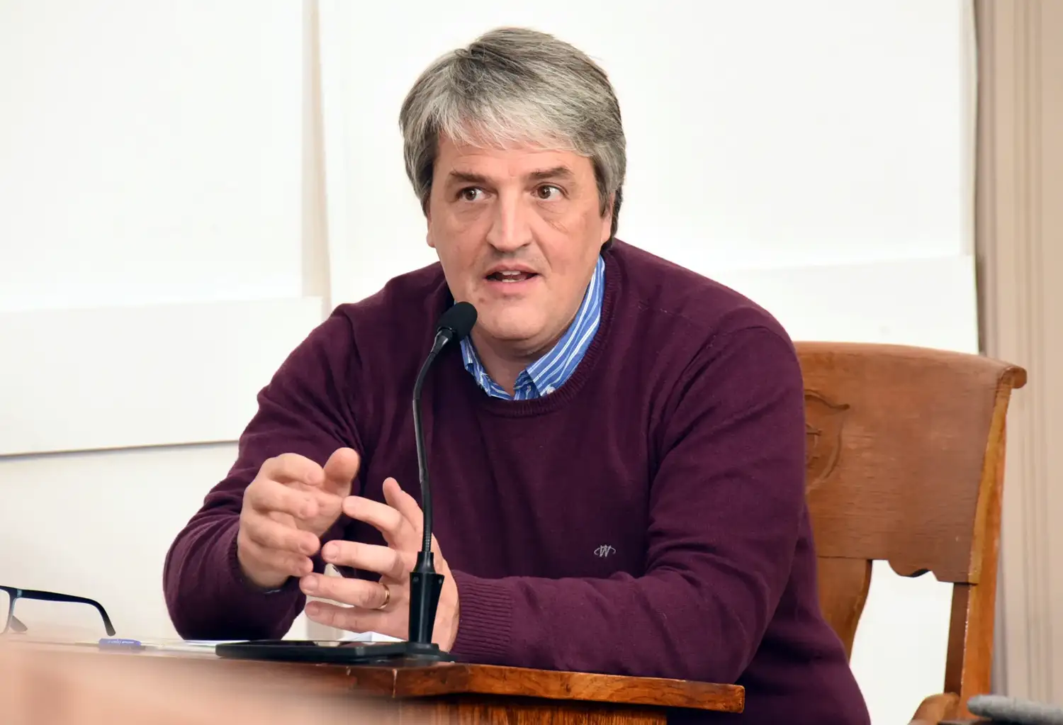 El concejal de Hechos, Marcos Nicolini, planteó una alternativa escalonada para extender el comodato.