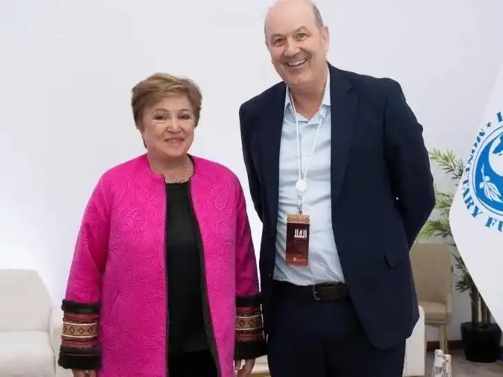 Georgieva deslizó varios elogios hacia el ministro Sturzenegger.