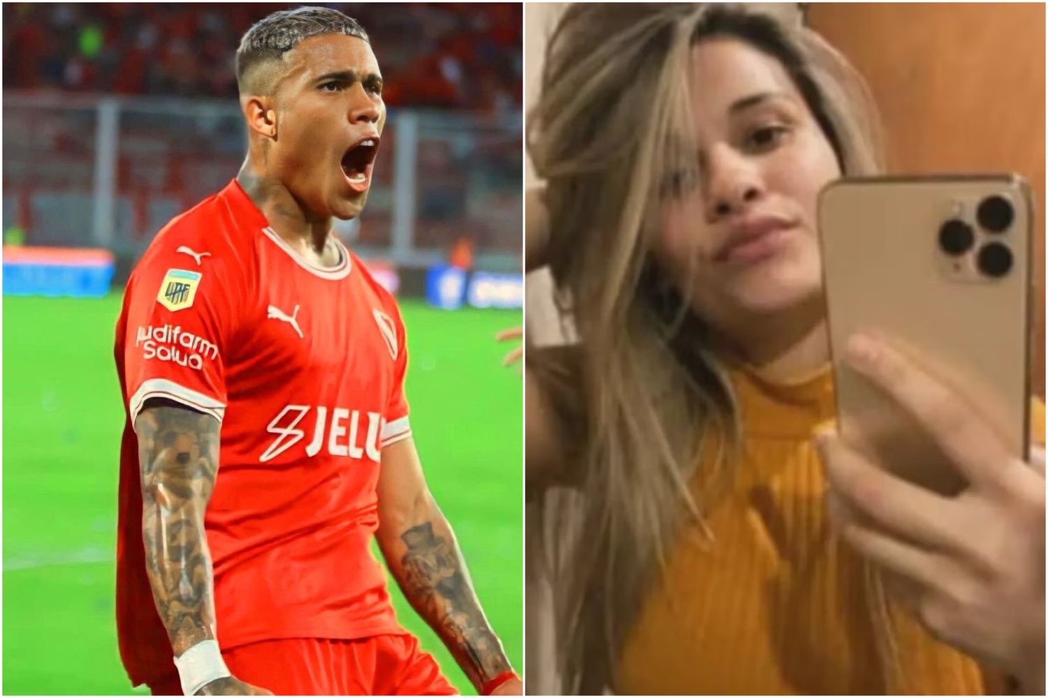 Ayrton Costa es jugador de Independiente. Su hermano, Carlos, está acusado de asesinar a Agustina Aguilar.
