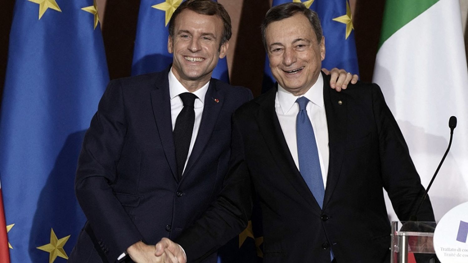 Italia y Francia firmaron un tratado bilateral