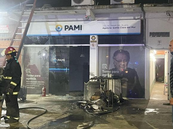 Santa Clara del Mar: Se incendió la oficina de PAMI