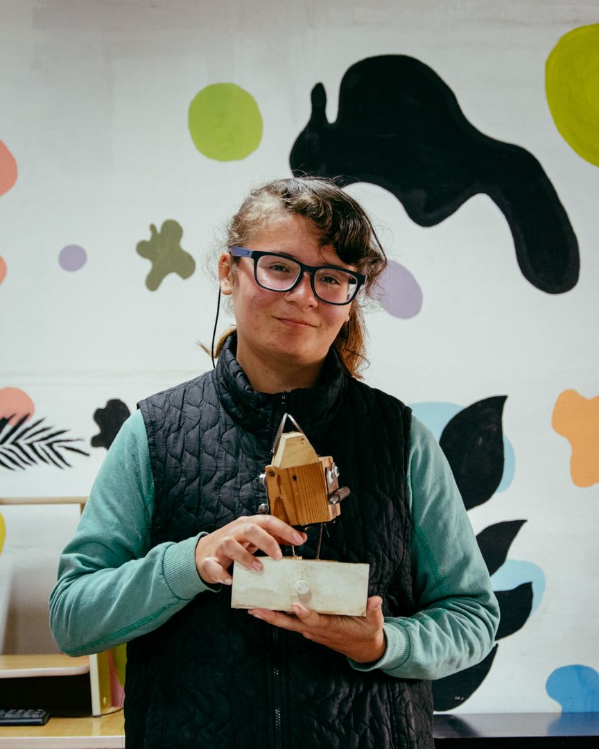 Lucía crea, disfruta con el arte y logró el oro en los Juegos Bonaerenses