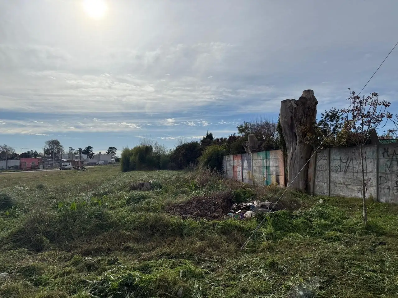 Intento de toma desactivado en Villa Italia, junto a las vías del tren.