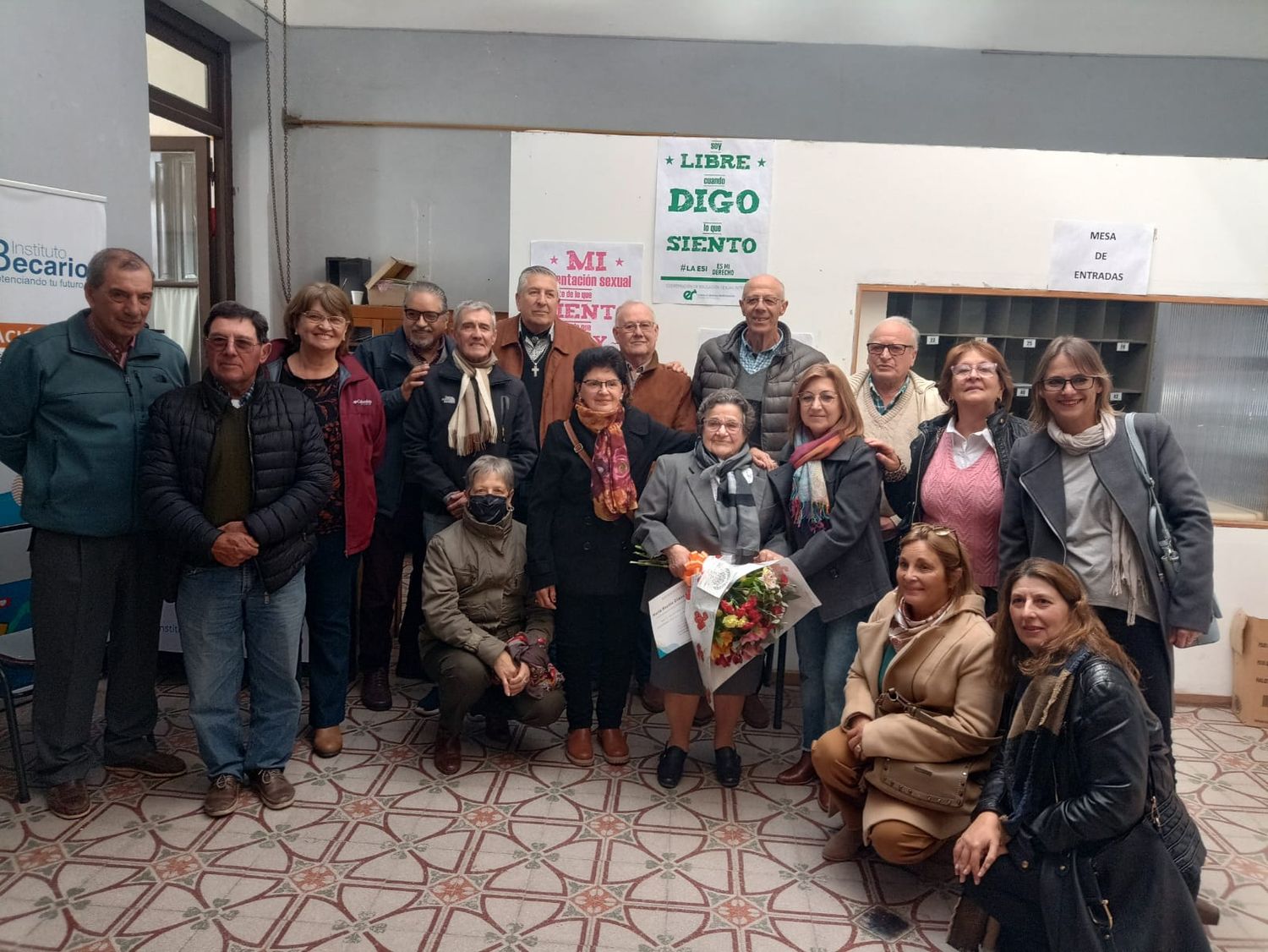 Homenajearon a la maestra María Haydée Gómez de Ferreccio