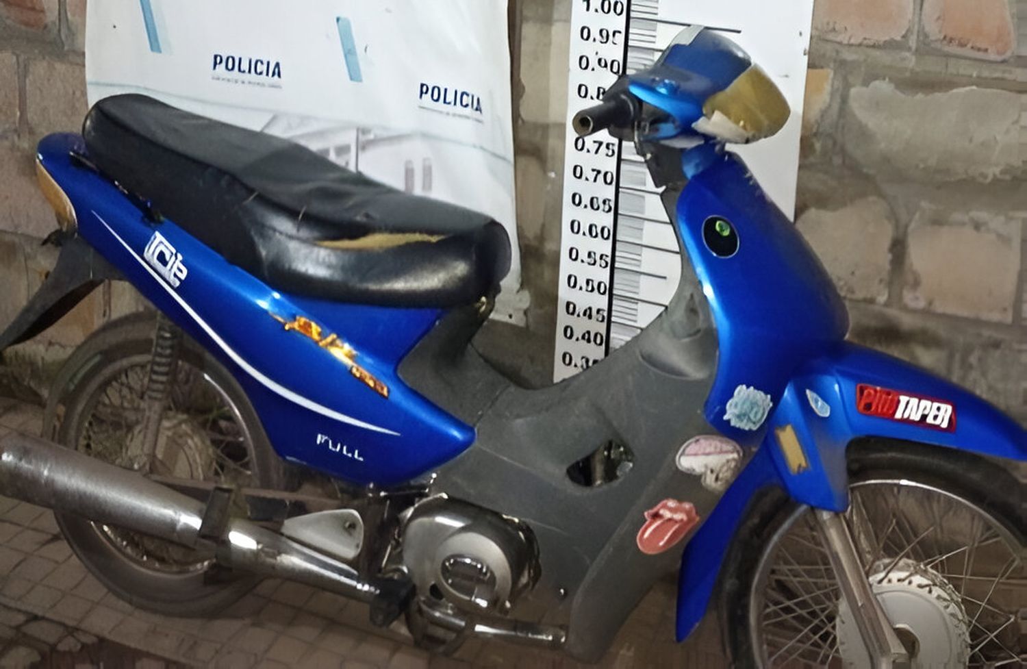 La moto tenía pedido de secuestro activo desde hace nueve años.