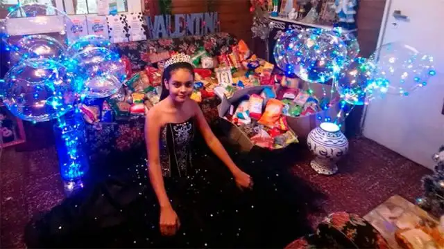 Cumplió 15 años y su regalo fue donar alimentos a los comedores comunitarios