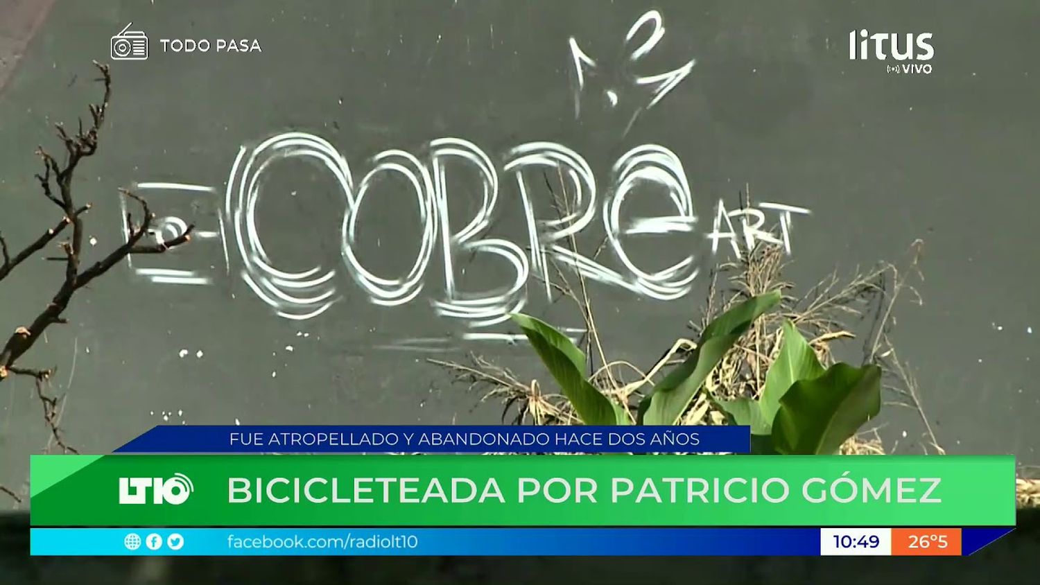 Bicicleteada por justicia a dos años del accidente de Pato Gómez