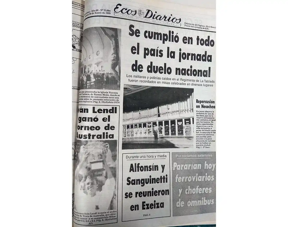 Lunes 30 de enero de 1989