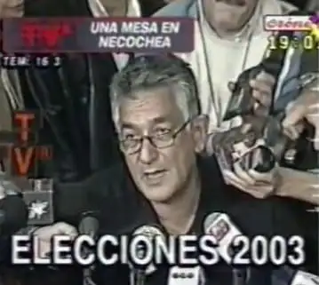 Rodríguez Saa. “Inmortalizó” la mesa 86 de Necochea