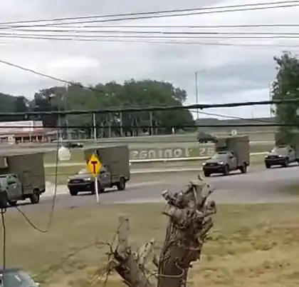 Fuerzas Armadas se movilizaron a Las Toninas, la localidad que abastece de internet al país: Harán un simulacro