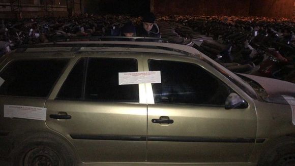 Detectan auto robado en el conurbano entre los secuestrados por personal de Tránsito