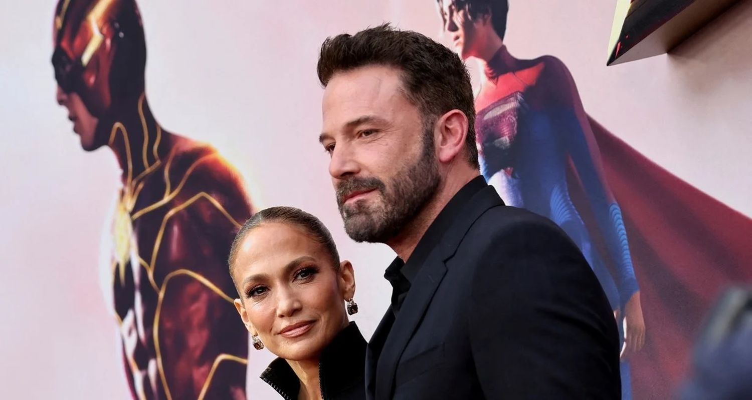 La pareja, durante la premiere de "The Flash", en junio de 2023. Archivo Reuters.