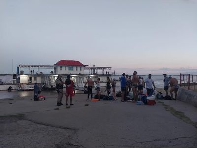Siete nadadores participan de la maratón Hernandarias-Paraná