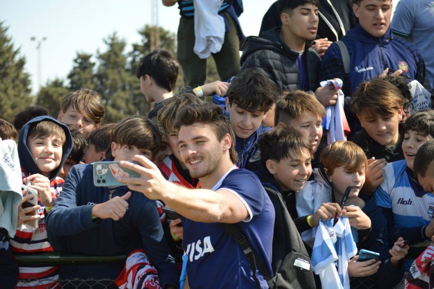 Los Pumas abrieron las puertas del entrenamiento en Santa Fe