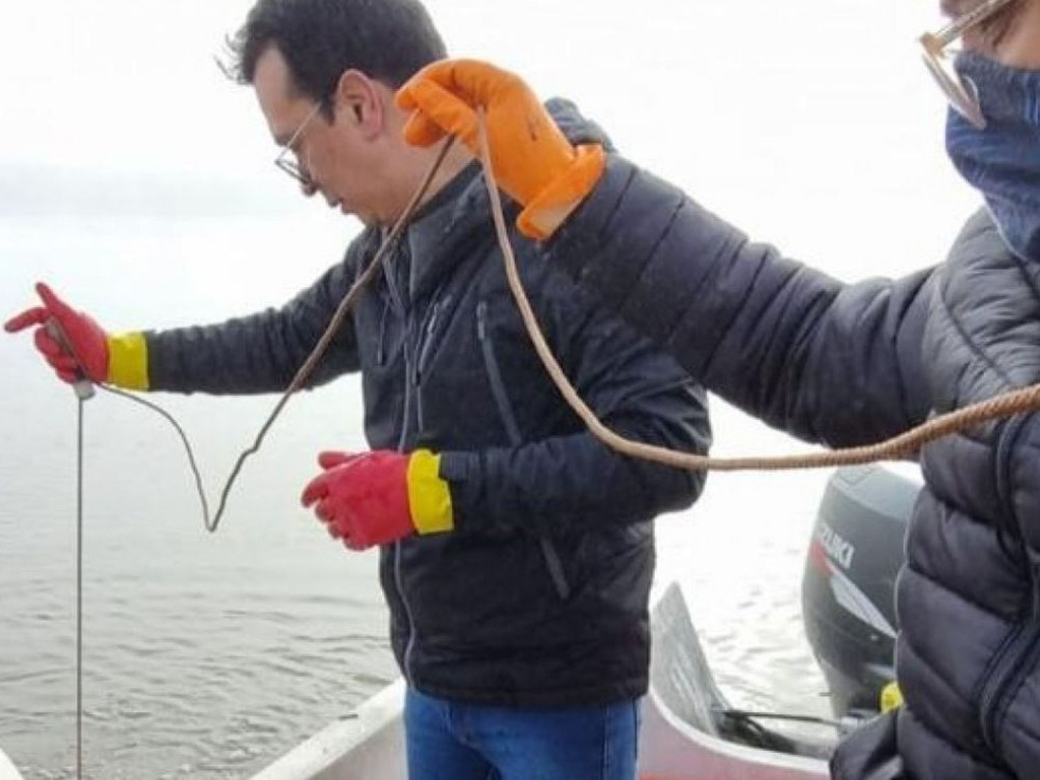Avances en el relevamiento científico para el dragado río Gualeguaychú: los seis puntos en que se tomaron muestras