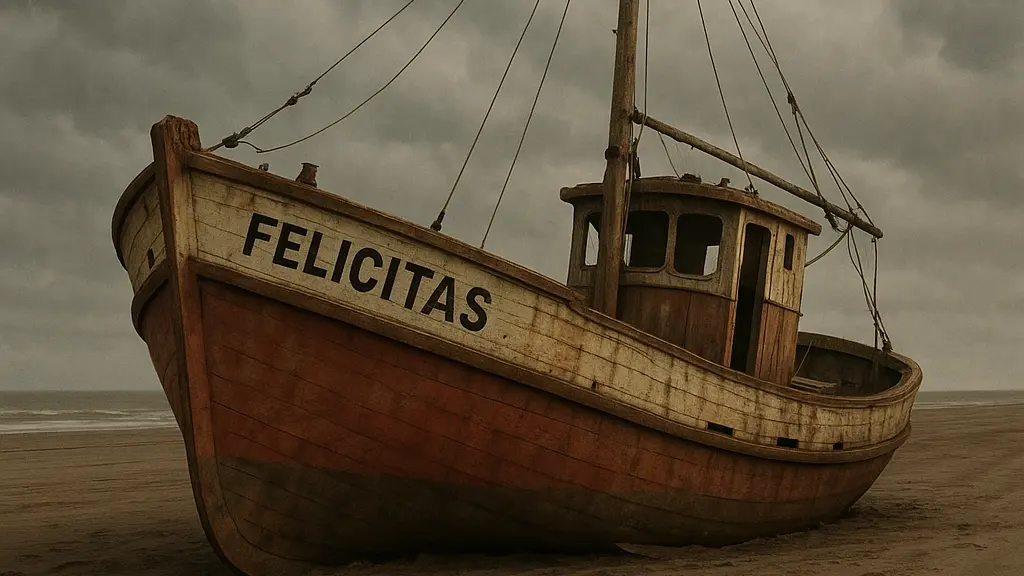 Imagen ilustrativa de la lancha Felicitas (IA)