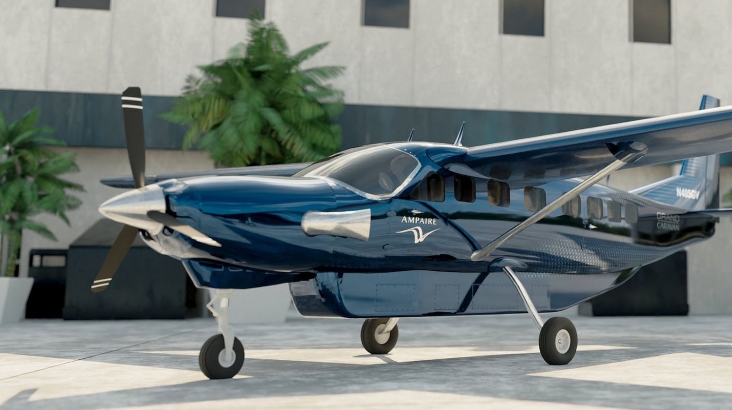 Ampaire’s Eco Caravan made its first flight using its hybrid-electric propulsion system.