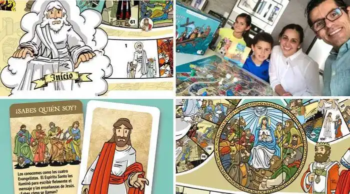 Padre católico crea juego de mesa para formar a su hijo en la fe durante pandemia