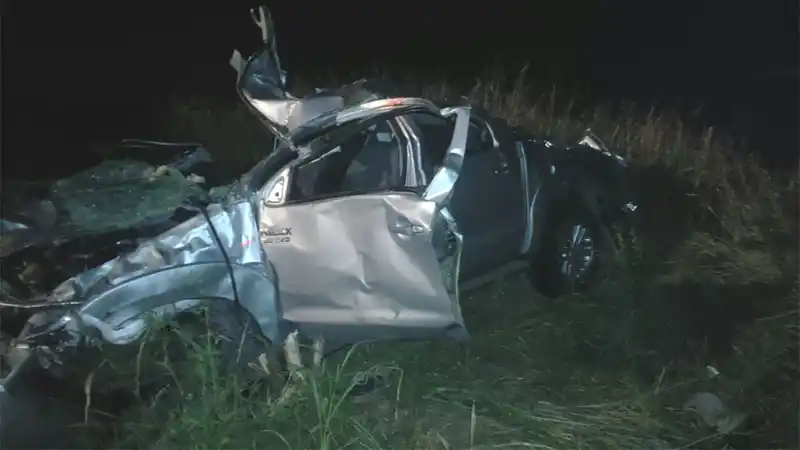 Sobre la ruta 10 se produjo un fatal accidente en la noche de este miércoles