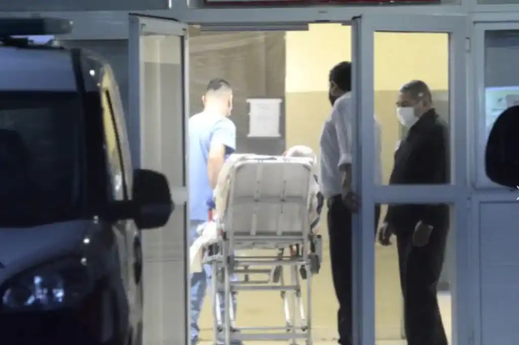 La joven fue trasladada al Centro Integral de Salud Banda.