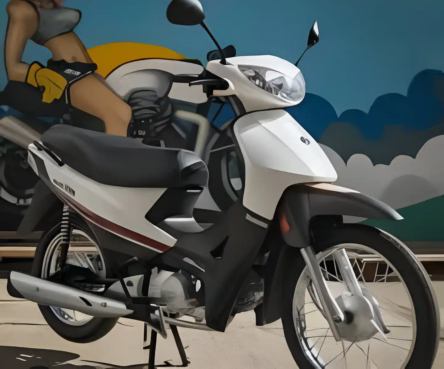 Delincuentes sustrajeron la moto que estaba estacionada sobre calle Bottaro.