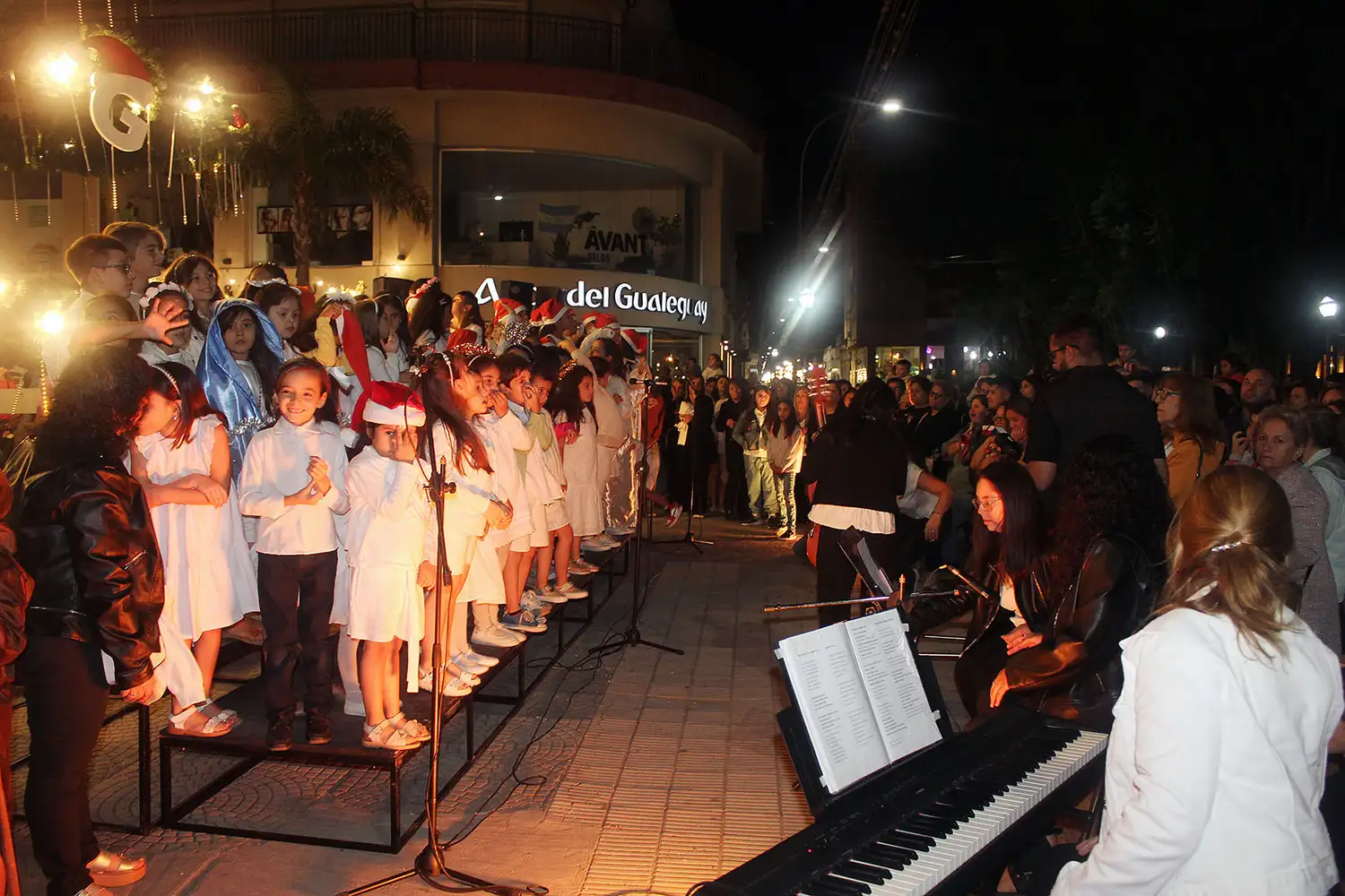 Se desarrolló el concierto de Navidad y el pesebre viviente