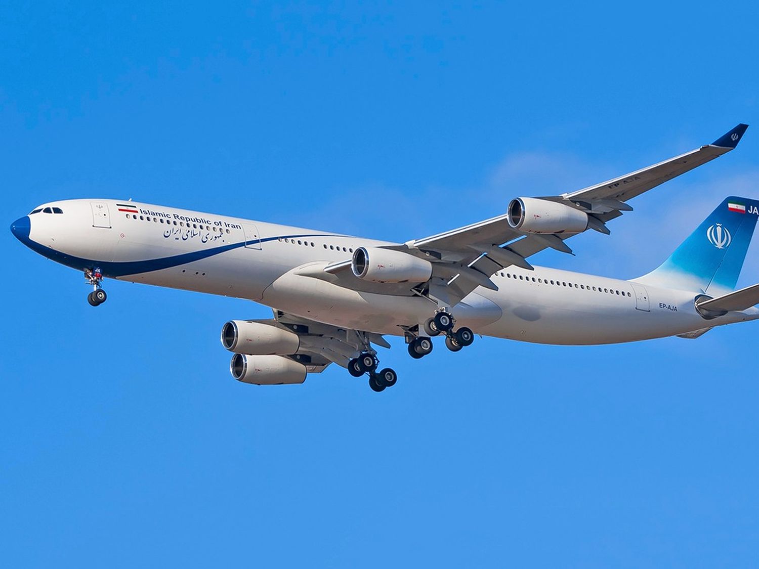 Aterrizó en Brasília el Airbus A340 del gobierno de Irán