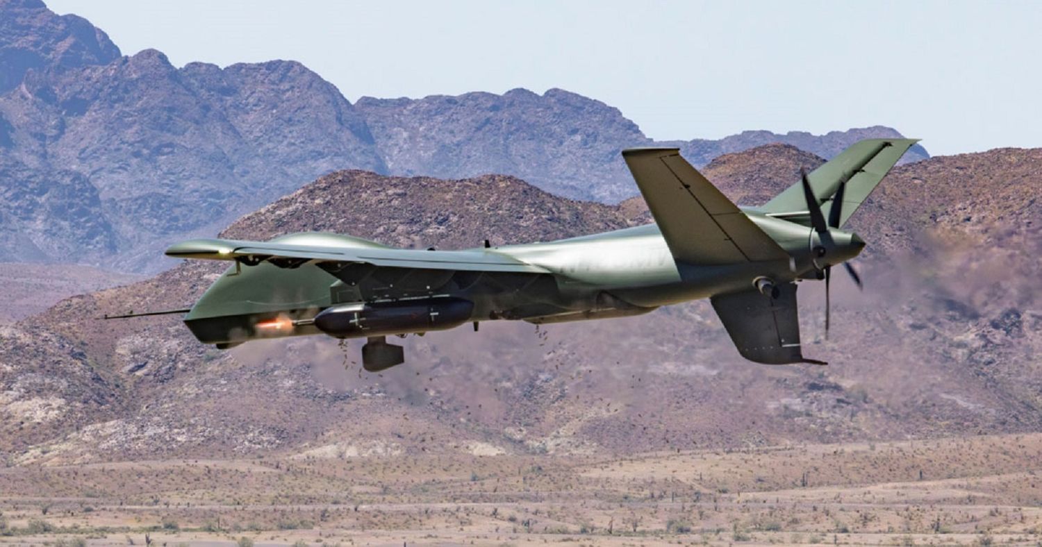 GA-ASI’s Mojave unmanned system performs novel test firing with miniguns