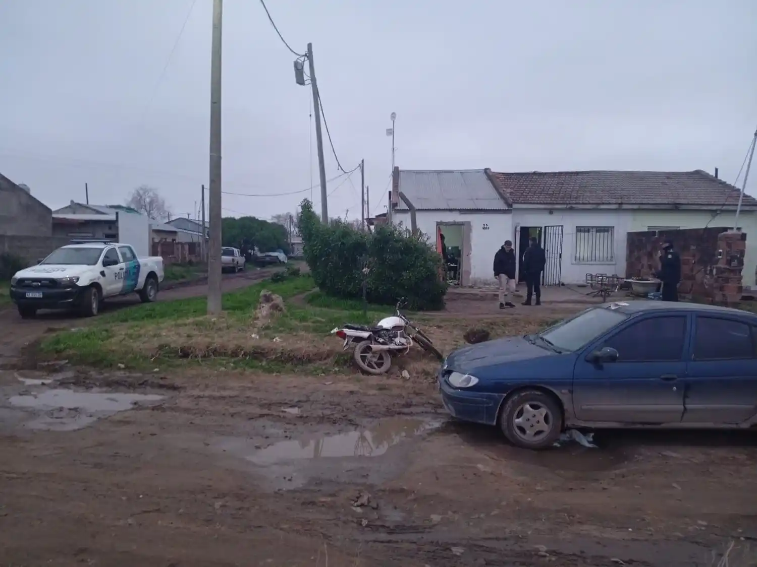 Allanamiento con resultado positivo en una vivienda ubicada en calle 53 al 4300