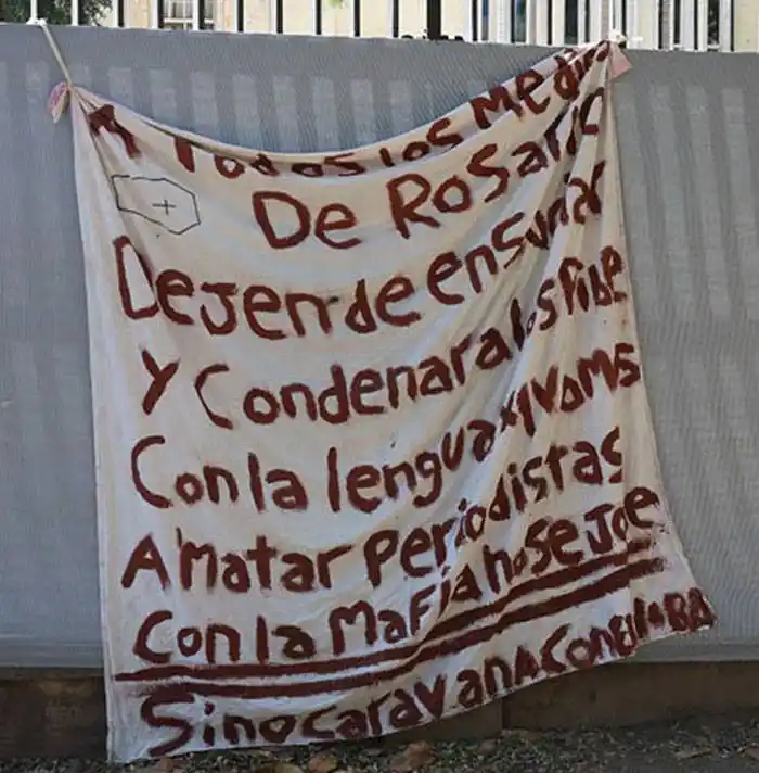 Amenaza mafiosa a periodistas de Rosario