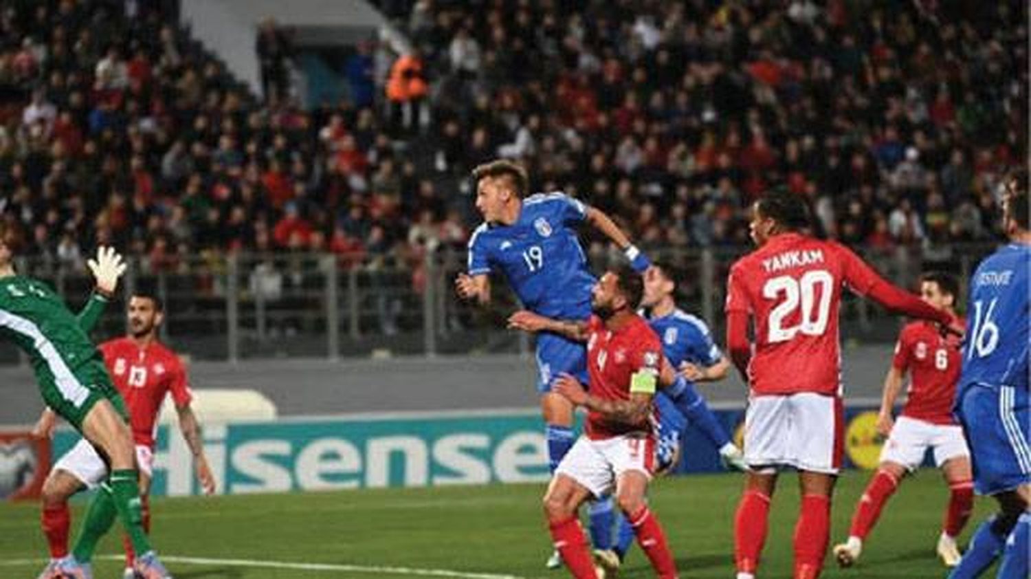 Mateo Retegui volvió a convertir con la  camiseta de Italia por las Eliminatorias UEFA