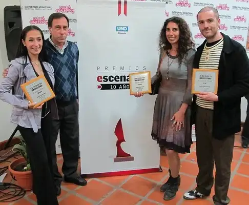 Tres artistas locales, nominados a los Premios Escenario de diario Uno