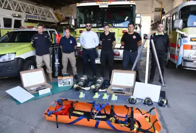 Se presentó el equipamiento de Bomberos de Tandil adquirido por el Municipio