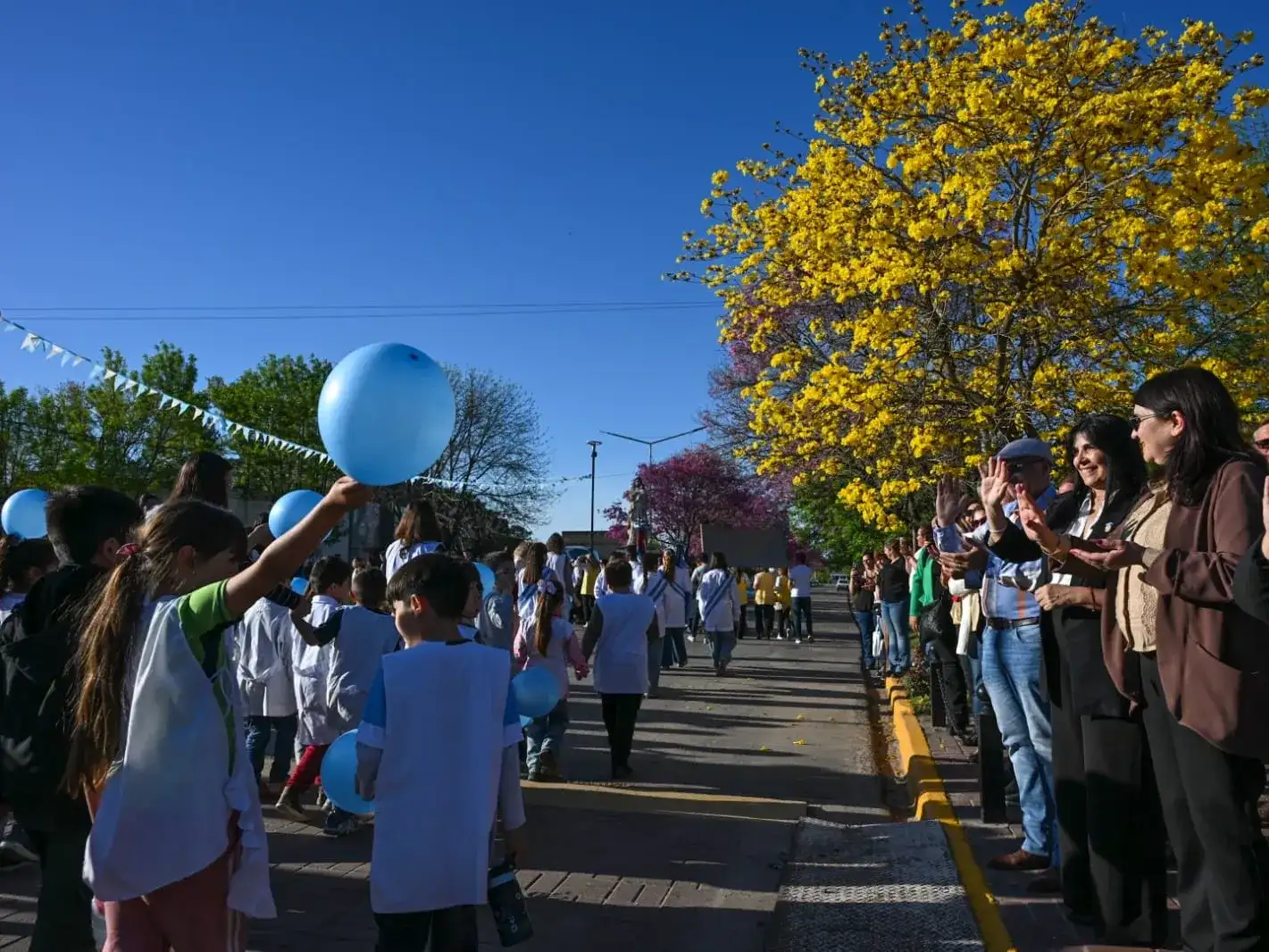 Aluani acompañó a General Galarza en la celebración de sus 114 años