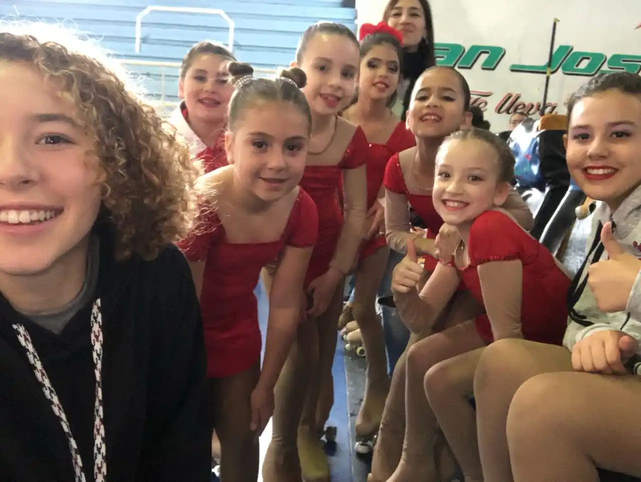 Encuentro de nivelación entre patinadoras de Sarmiento y Echagüe