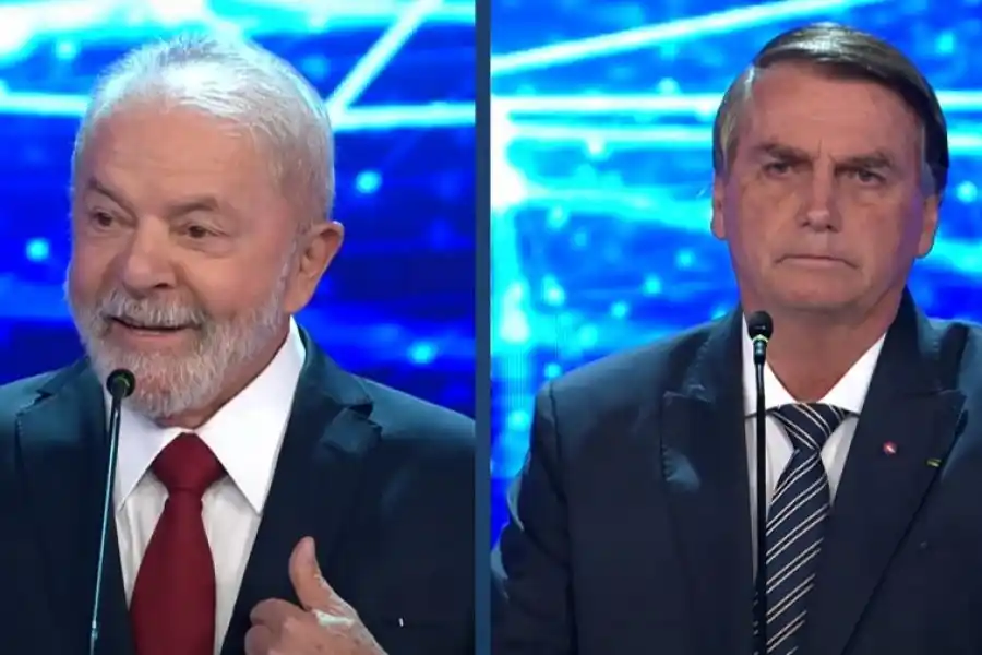 Debate caliente entre Bolsonaro y Lula